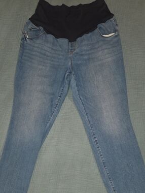 Old Navy Light Blue Maternity Jeans with Support Panel